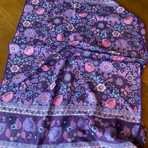 Vintage Violet Beach Towel